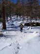 Hike in the snow