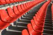 Red seats in a Sports Venue without people