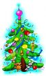 Fine decorated Christmas tree