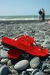 Red footwear