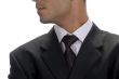 close up pose of businessman tie