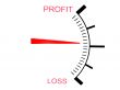  three dimensional  loss and profit gauge