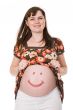 happy pregnant woman