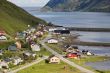 small norwegian fisher`s village