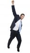 dancing businessman
