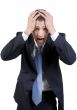 businessman in tension