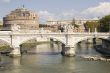 Bridge and Castle Sant Angelo in Rome