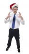 man showing measuring gesture