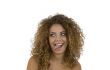 woman teasing with tongue