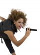 lady singing madely