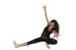 stylish pose of pretty model