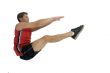 exercising handsome male