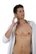stylish man with canal phone