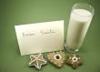 Cookies, milk and a letter to Santa
