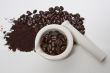 Mortar, coffee beans and grind
