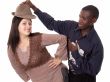 Black man and white woman
