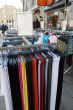 Clothes stand in a street shop
