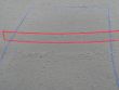 empty sand volleyball field