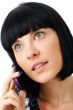 woman with mobile phone