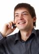 man with mobile phone