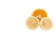Lobule of orange and lemon.