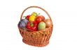 Fresh vegetables in a basket.