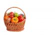 Fresh vegetables in a basket.