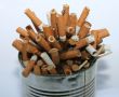cigarette butt garbage pile