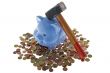 Hammer crush piggy bank