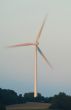 windturbine on sunset light