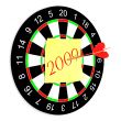 Darts on a white background. Isolated 3D image