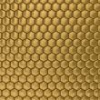 Comb honey. 3D image. Illustrations