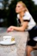 Beautiful young woman and coffee