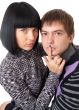 Portrait of loving couple