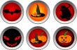 Hallooween drink coasters