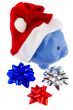 Christmas cap with piggy bank