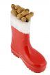 red boot with peanuts