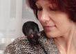 woman and  rat