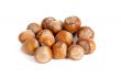Heap of hazel-nuts.