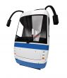 tramway over white