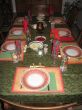 holiday dressed up table