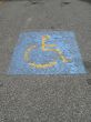 handicap parking space sign