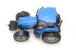 Blue tractor toy