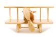 wooden toy airplane