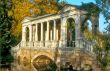 Marble bridge in the park