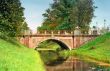 Stone bridge with decoration