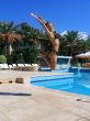 Jumpin near pool