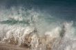 Dramatic Shorebreak Wave