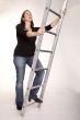 woman with ladder