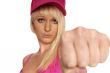 woman with cap